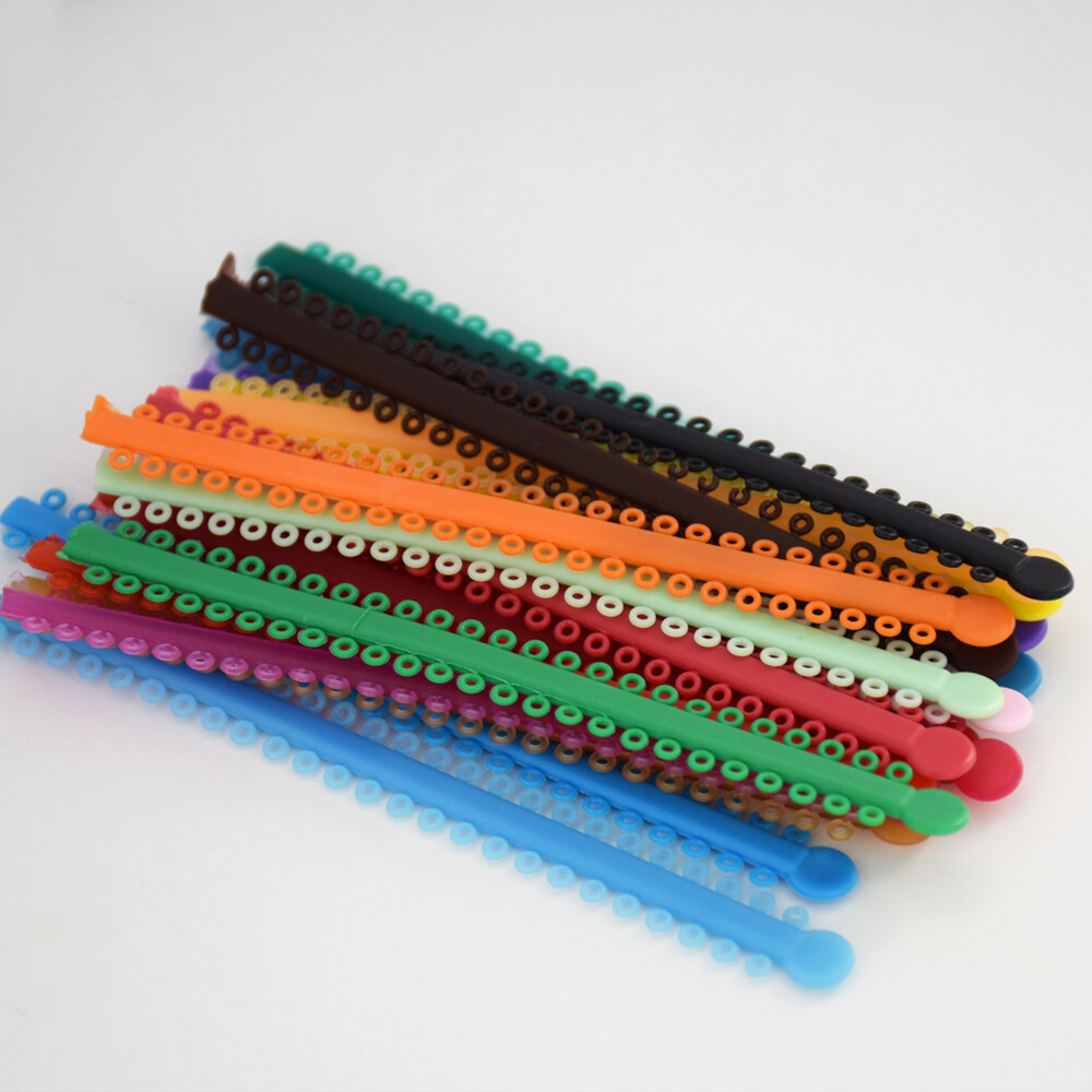 1000Pcs Dental Orthodontic Ligature Ties Elastic Rubber Bands For Brackets Brace