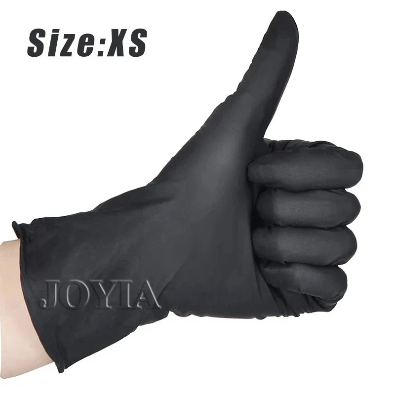 Disposable Gloves XS Latex Powder Free Nitrile Vinyl Glove Extra Small Hands for