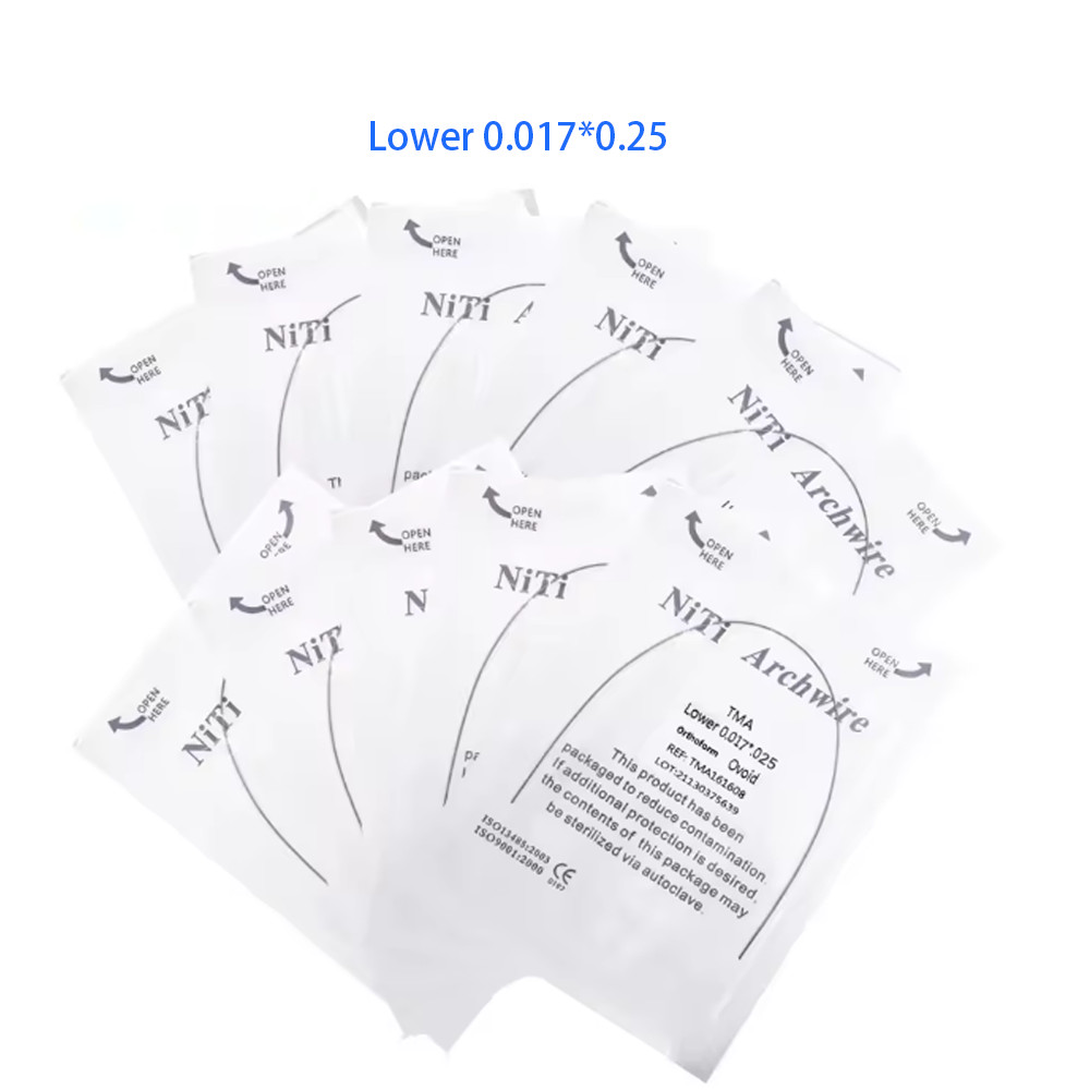 Dental Orthodontic TMA Beta Ti-Mo Arch Wires Ovoid Rectangular 1pc/pack