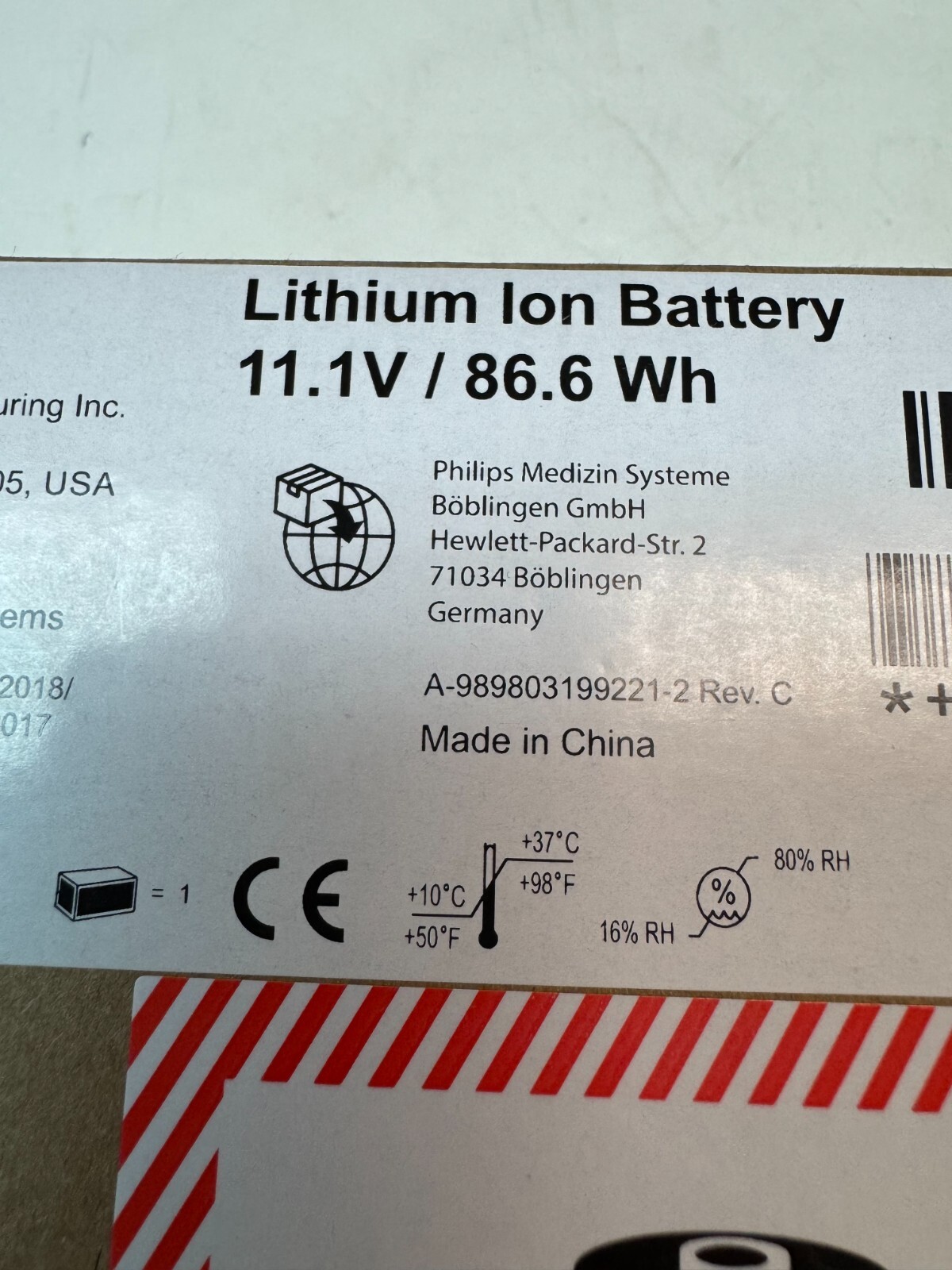 Totex 989803199221 Li-ion Battery Rechargeable 11.1V 7.8Ah 86.6 Wh (F379)