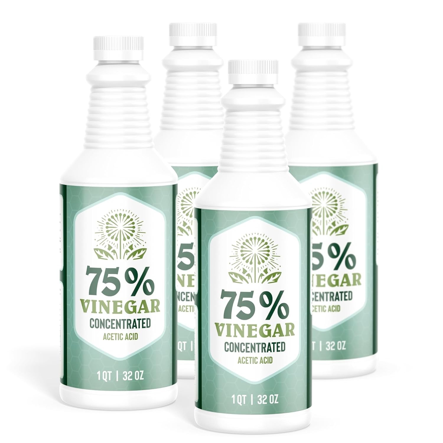 Premium 75% Vinegar – Lab Strength – Concentrated 75% Acetic Acid – White