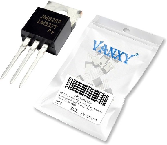 LM337T LM337 Negative Adjustable Voltage Regulator 1.5A TO 220AB, 10 Pieces
