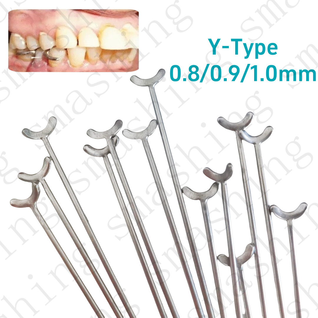 20Pcs Dental Ball Retainer J Clasp Oblique Clasps Bars Y-Type Scheu Style USA