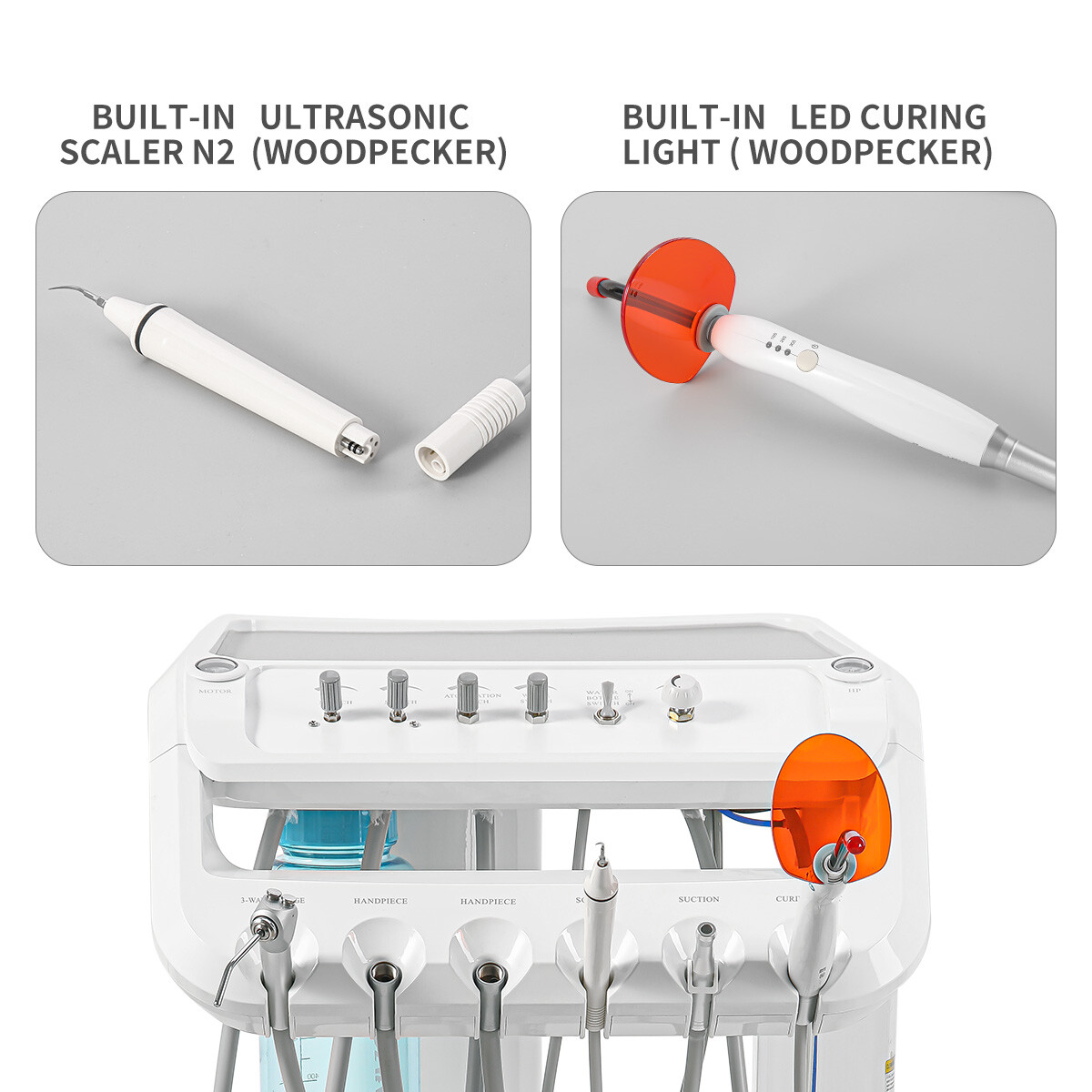 Dental Portable Mobile Delivery Unit System Cart /Dental Suction System Pump