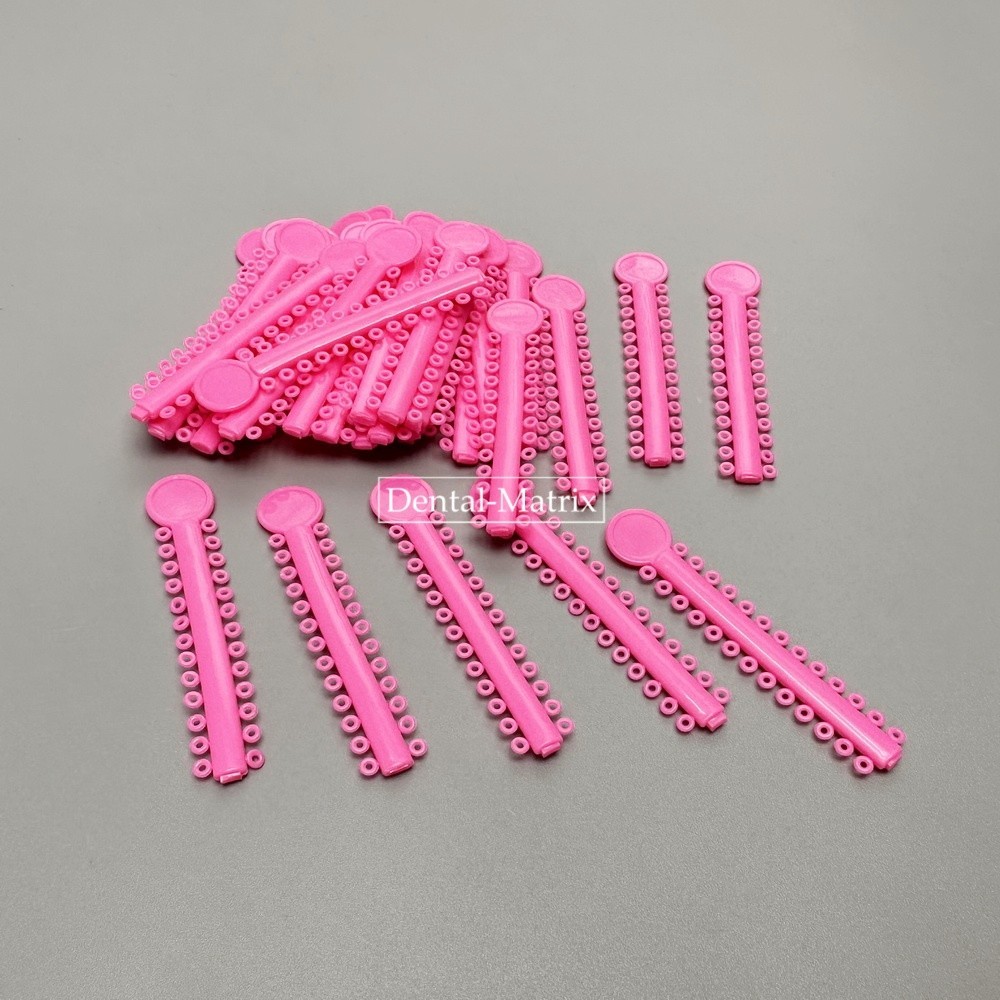 Dental Ortho Ligature Ties Elastic Rubber Bands 1040Pcs For Teeth Bracket Brace