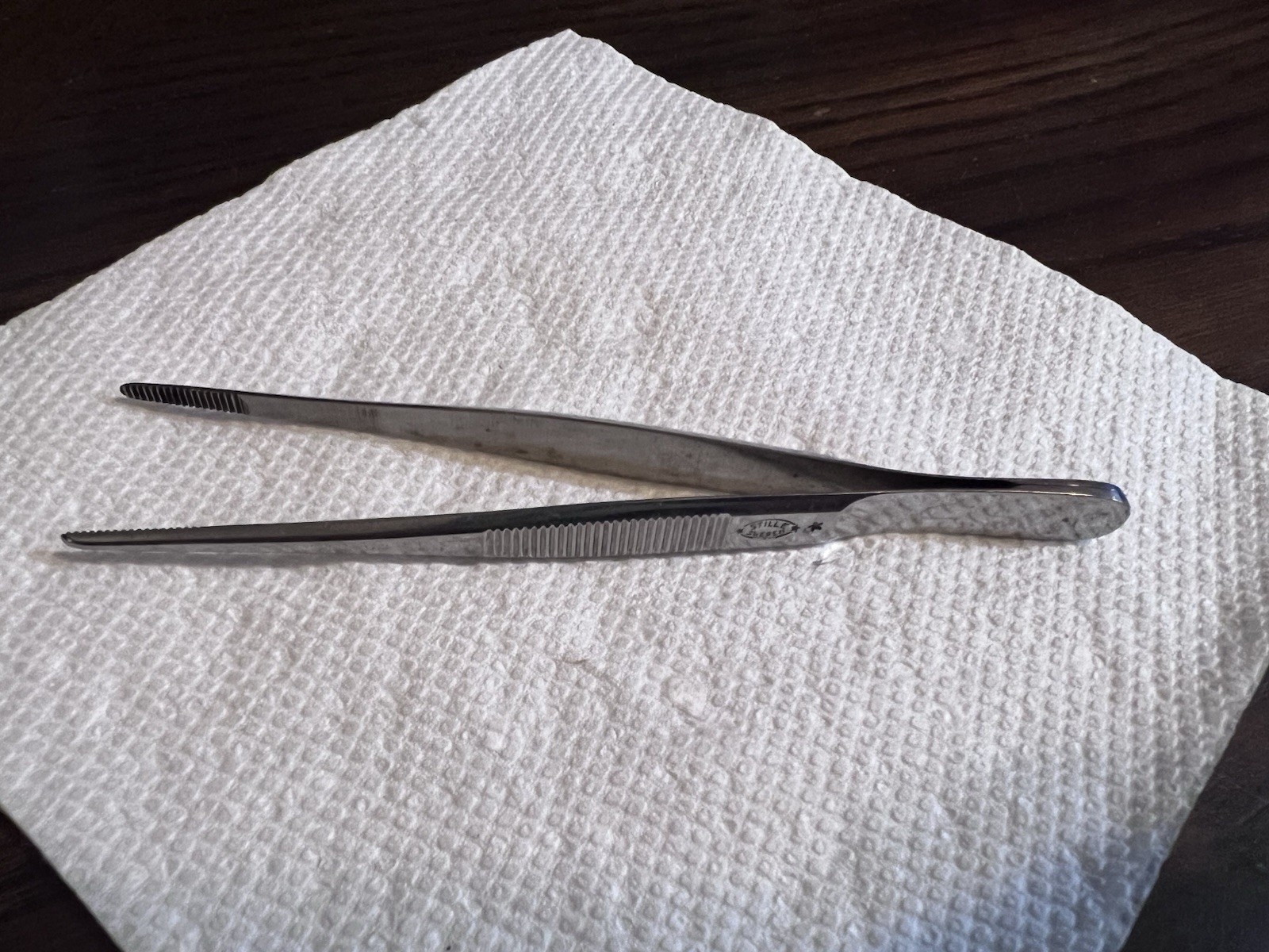 Stille STAR Tissue Forceps Sweden Vintage Surgical Dressing Knitting Tools