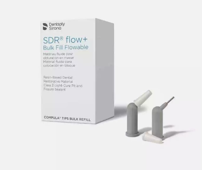 Dentsply Sirona 61C103P SureFil SDR Flow+ .25 Gm Compula Tips Universal 50/Pk