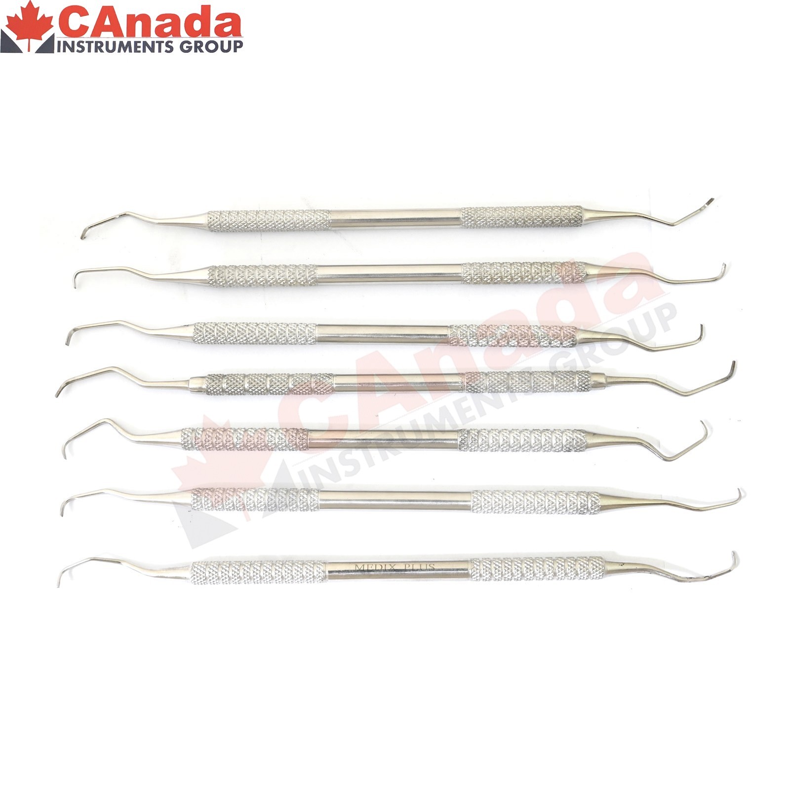 Dental Implant Set Dental Filling Scaler Root Canal Scaling Cuettes Dam Clamps