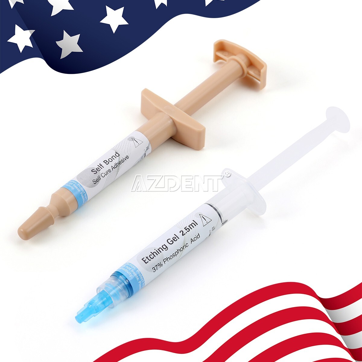 1 X Dental Etch Visible light curing Dentin Enamel Resin Bonding Adhesive