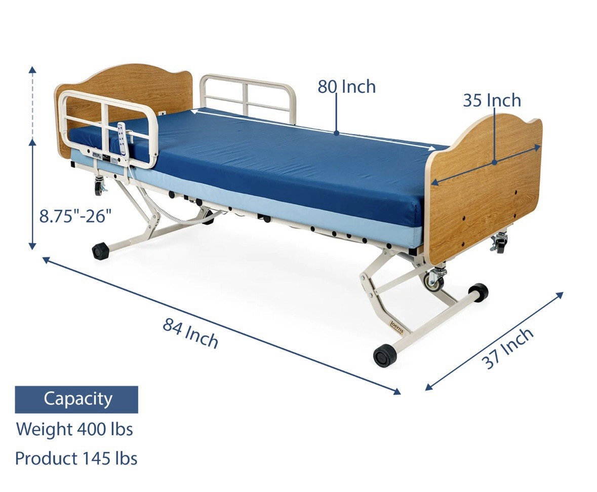 Joerns UltraCare XT Fully Electric Hospital Bed Family Medicine Cardiology