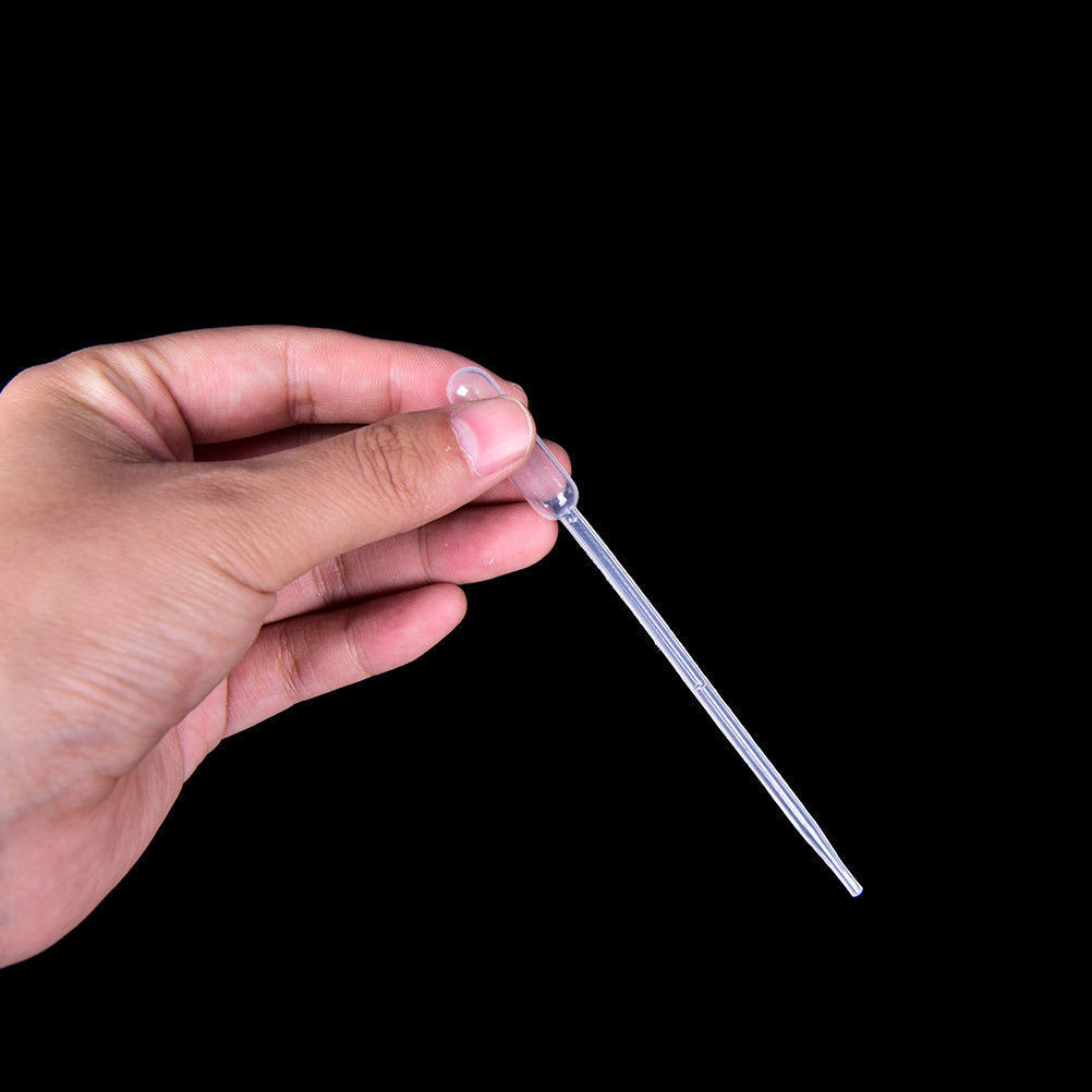 10/100Pcs 1ml 2ml 3ml 5ml 10ml Plastic Disposable Transfer Pipettes Eye Dropper