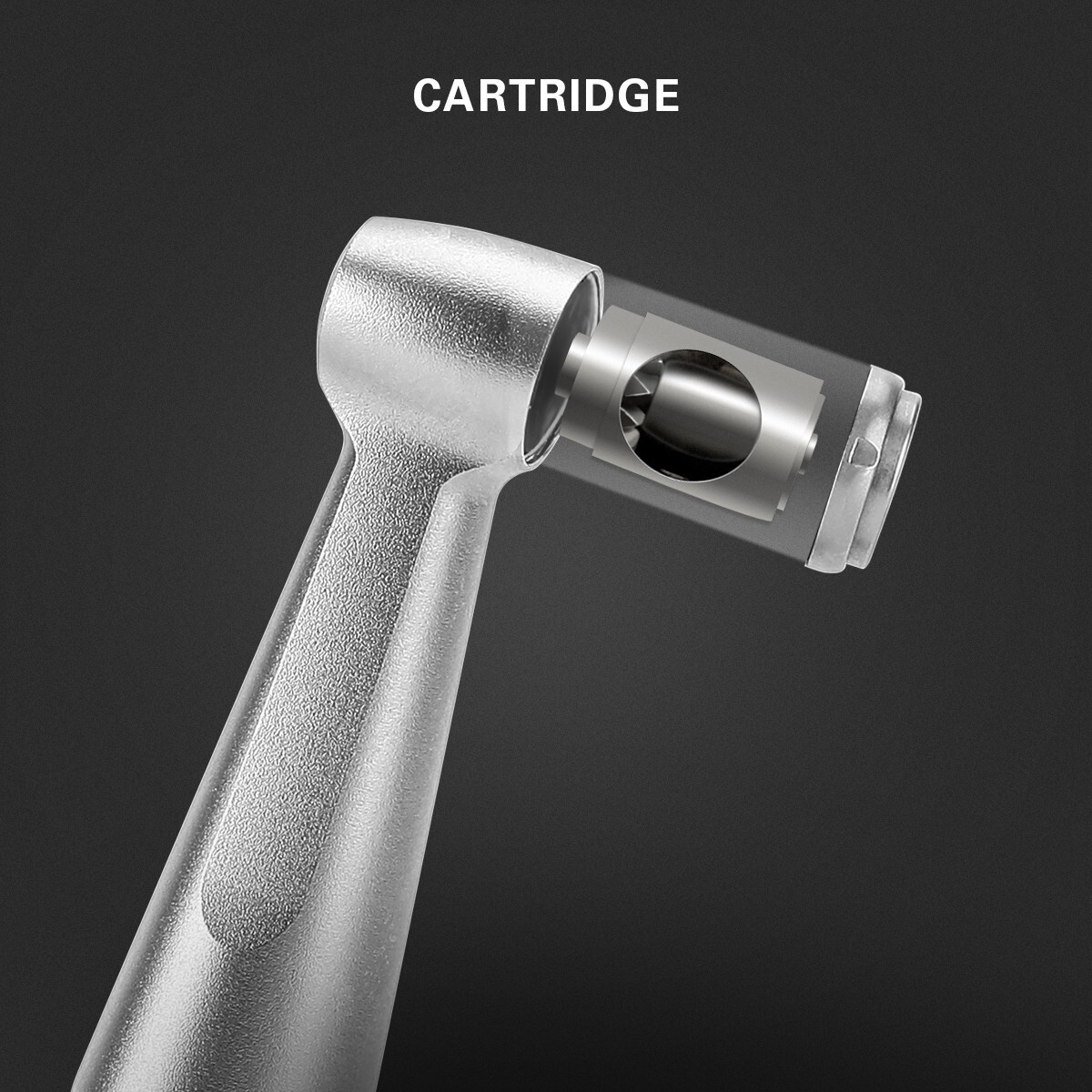 AZDENT Dental 1:1 Low Speed Contra Angle Handpiece fit FG Burs 1.6mm