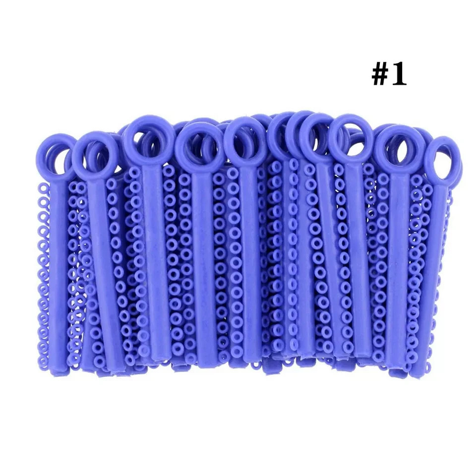 1040Pcs/Pack Dental Orthodontic Elastic Braces Rubber Ligature Ties 37 Colors