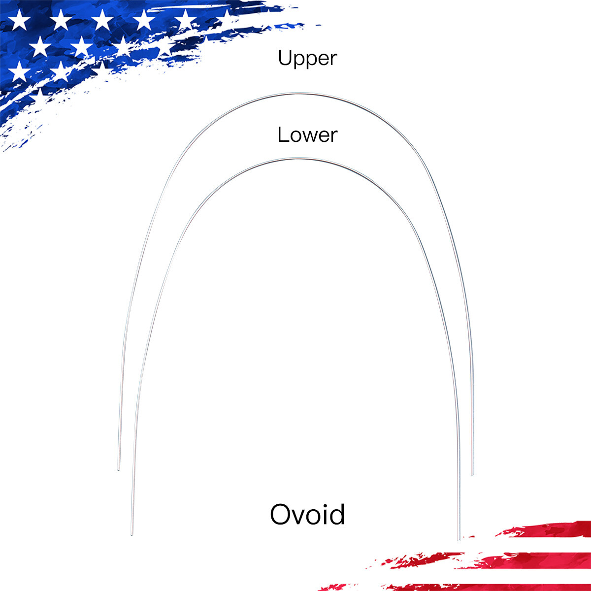 AZDENT Dental Orthodontics Brackets Braces /Supper Elastic Niti Round Arch Wires