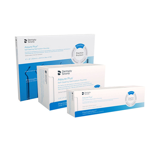 Dentsply Assure Plus Pouches 2.25″x5″ 200/Box