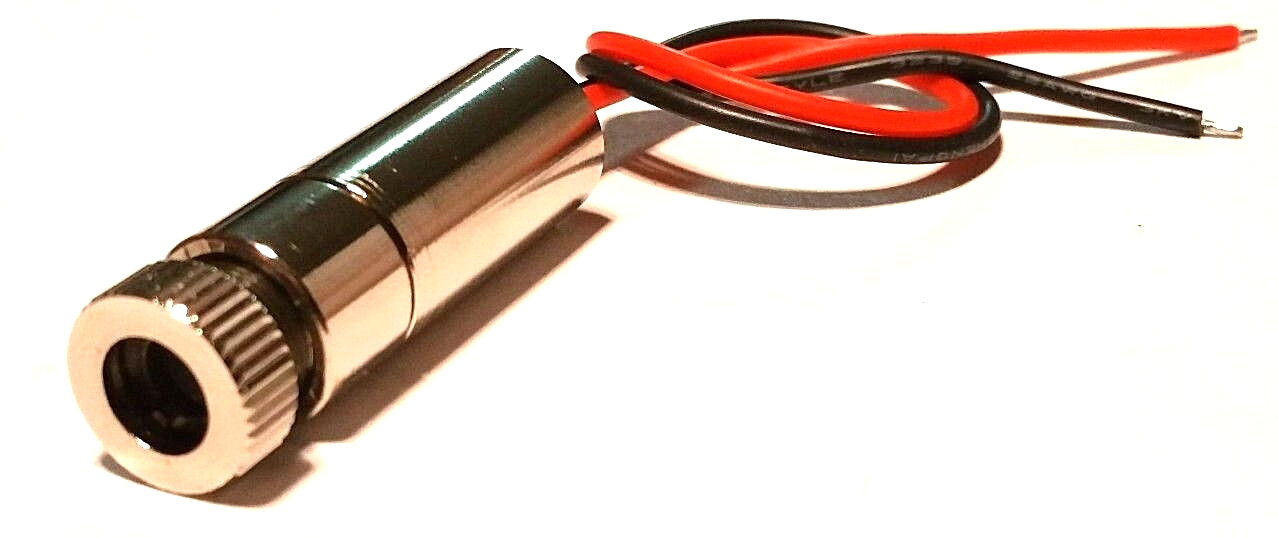 BRAND NEW 7W NUBM44 450nm LASER DIODE in Module w/ 3 Element Lens & Leads