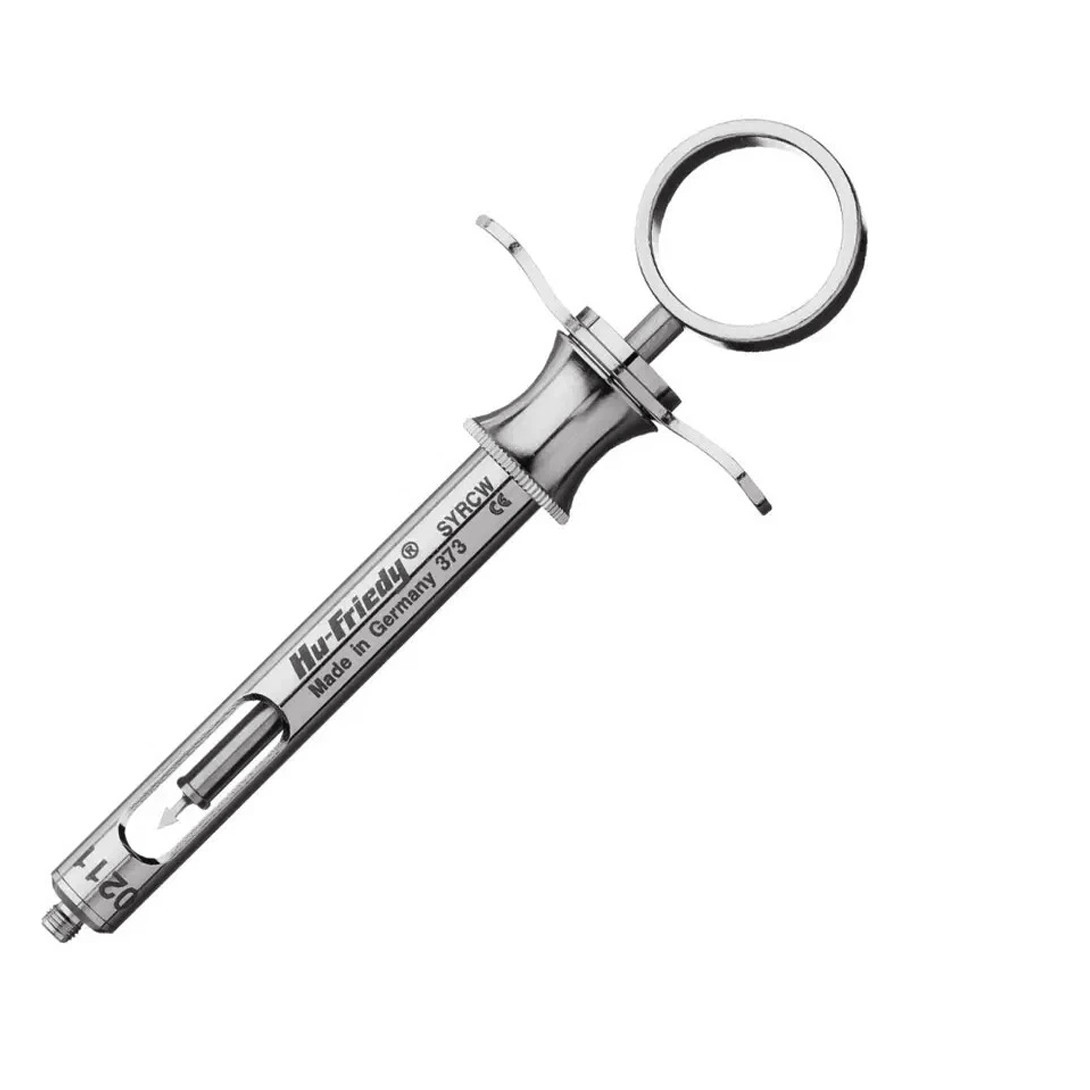 Lot of 12x Hu-Friedy CW Style Dental Anesthetic Aspirating 1.8ml Syringe SYRCW