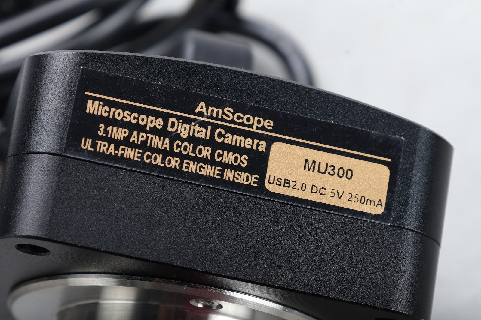 Amscope MU300 Microscope Digital Camera With FMA050 Fixed Adapter 23.2-30mm