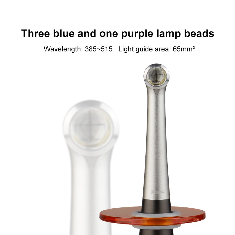 1 Second Dental Cordless Wireless LED Resin Cure Curing Light Lamp Tool 3100mw