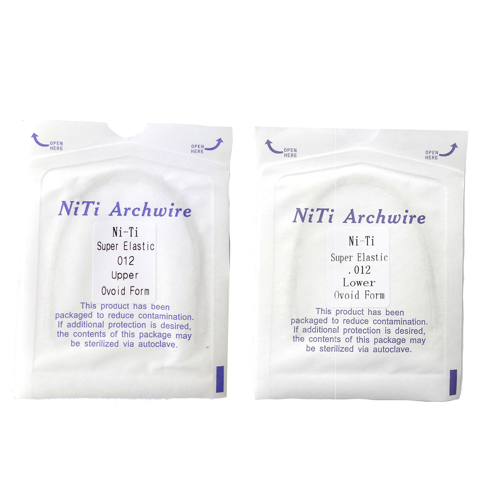 YOKA Dental Orthodontic Metal Brackets Braces /Supper Elastic Niti Arch Wires