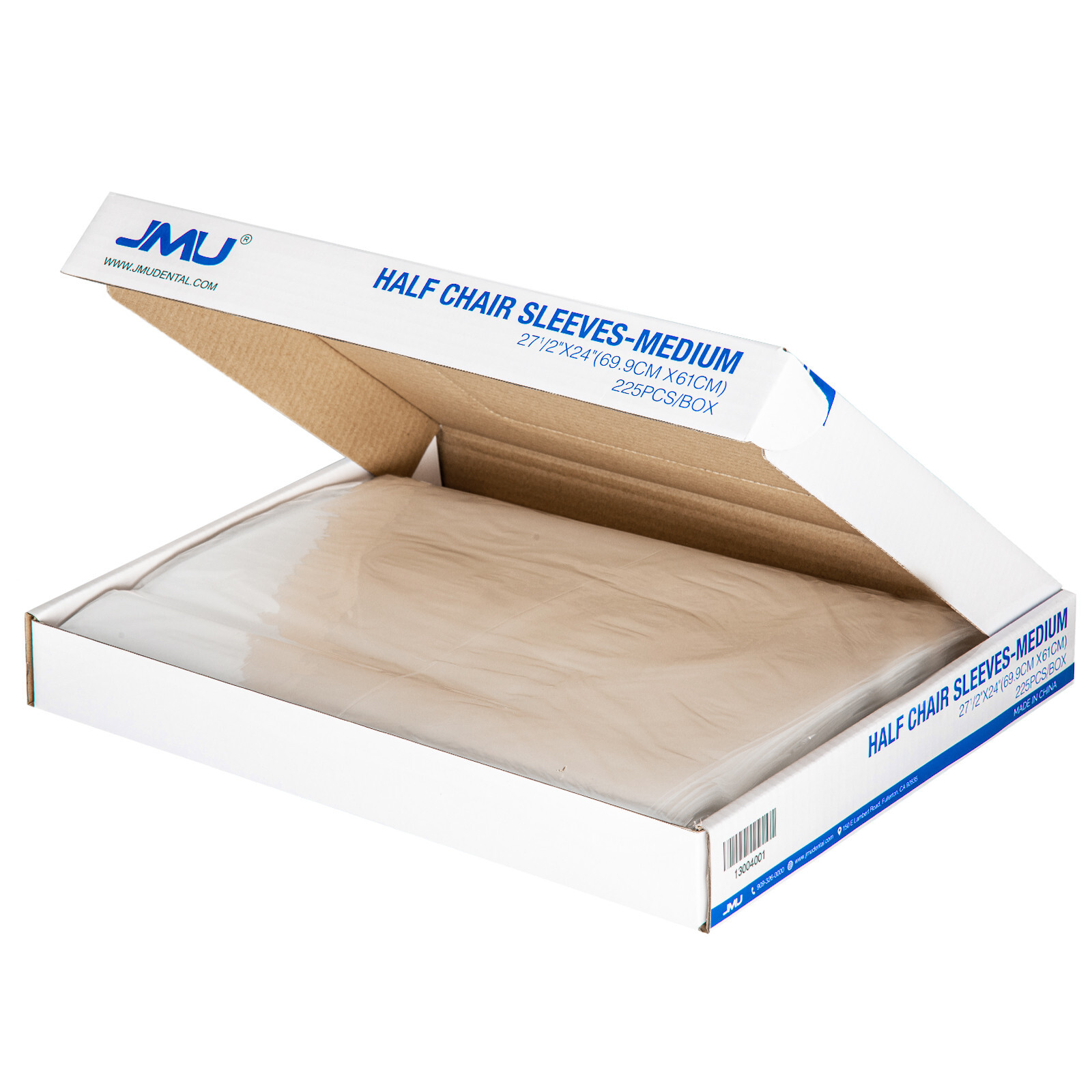 Durable Dental Unit Half/Full Chair Sleeves Disposable PE Cover Soft Clear