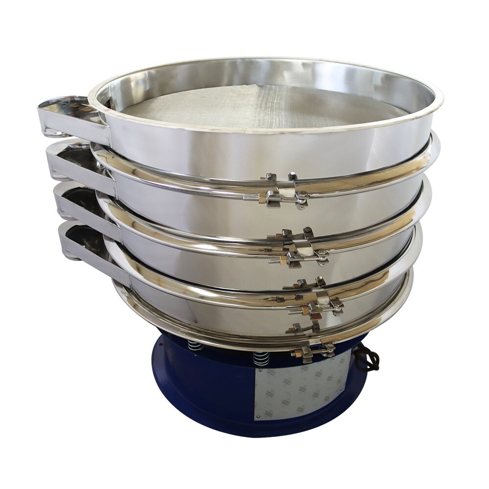 39.3″ Three Layers Vibrating Screen Shaking Machine Vortex Shaker 20+40+100 Mesh