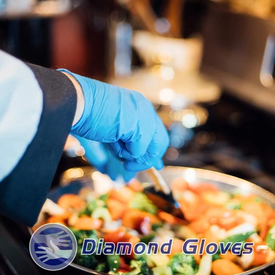 Premium Blue Nitrile Gloves Powder-Free 3.5-Mil 1000pcs S/M/L/XL New