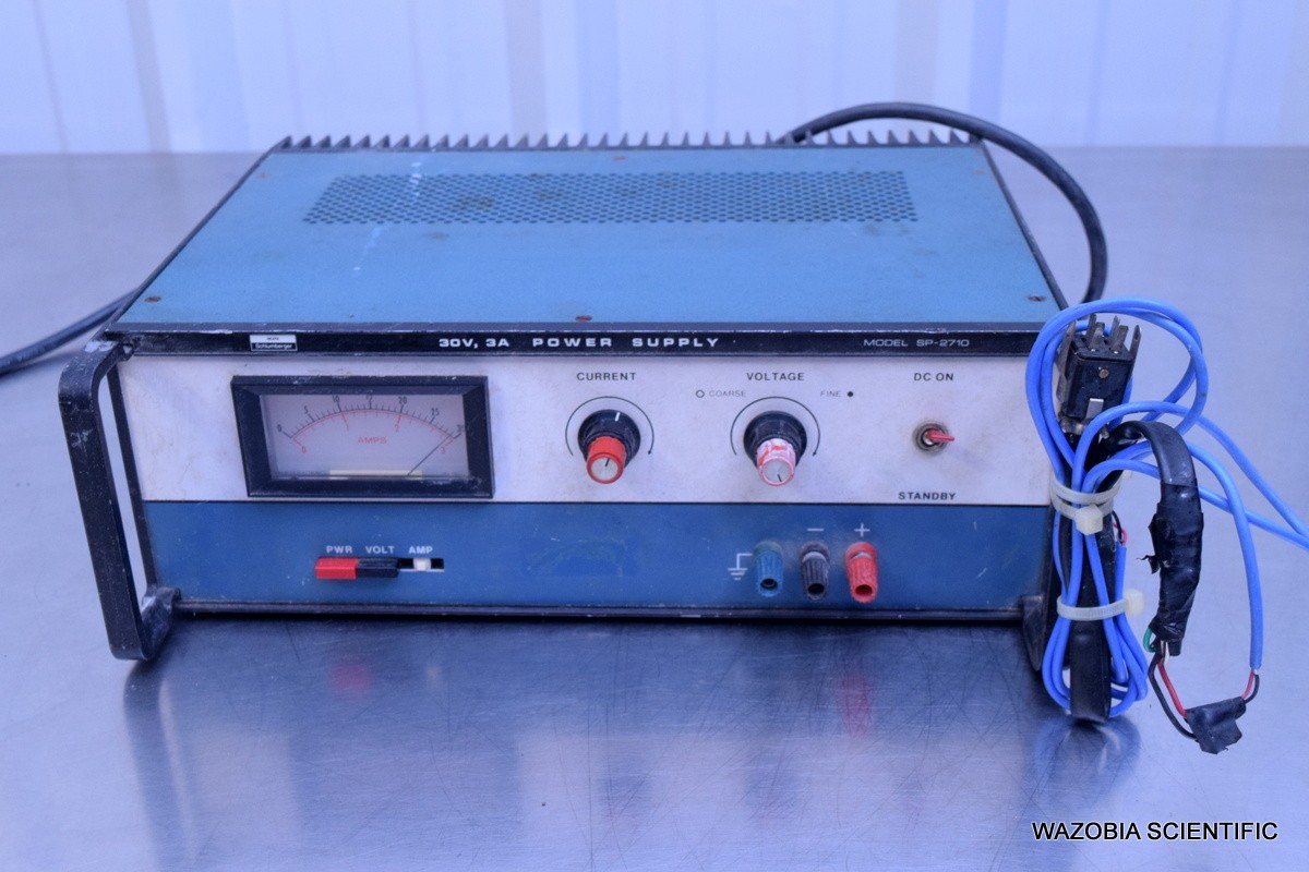 HEATH SCHLUMBERGER MODEL SP-2710 30V 3A POWER SUPPLY EIA-416