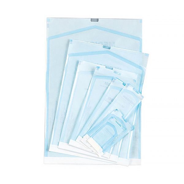 House Brand 5.25″ x 10″ Self-Sealing Sterilization Pouch, Paper/Blue-Green