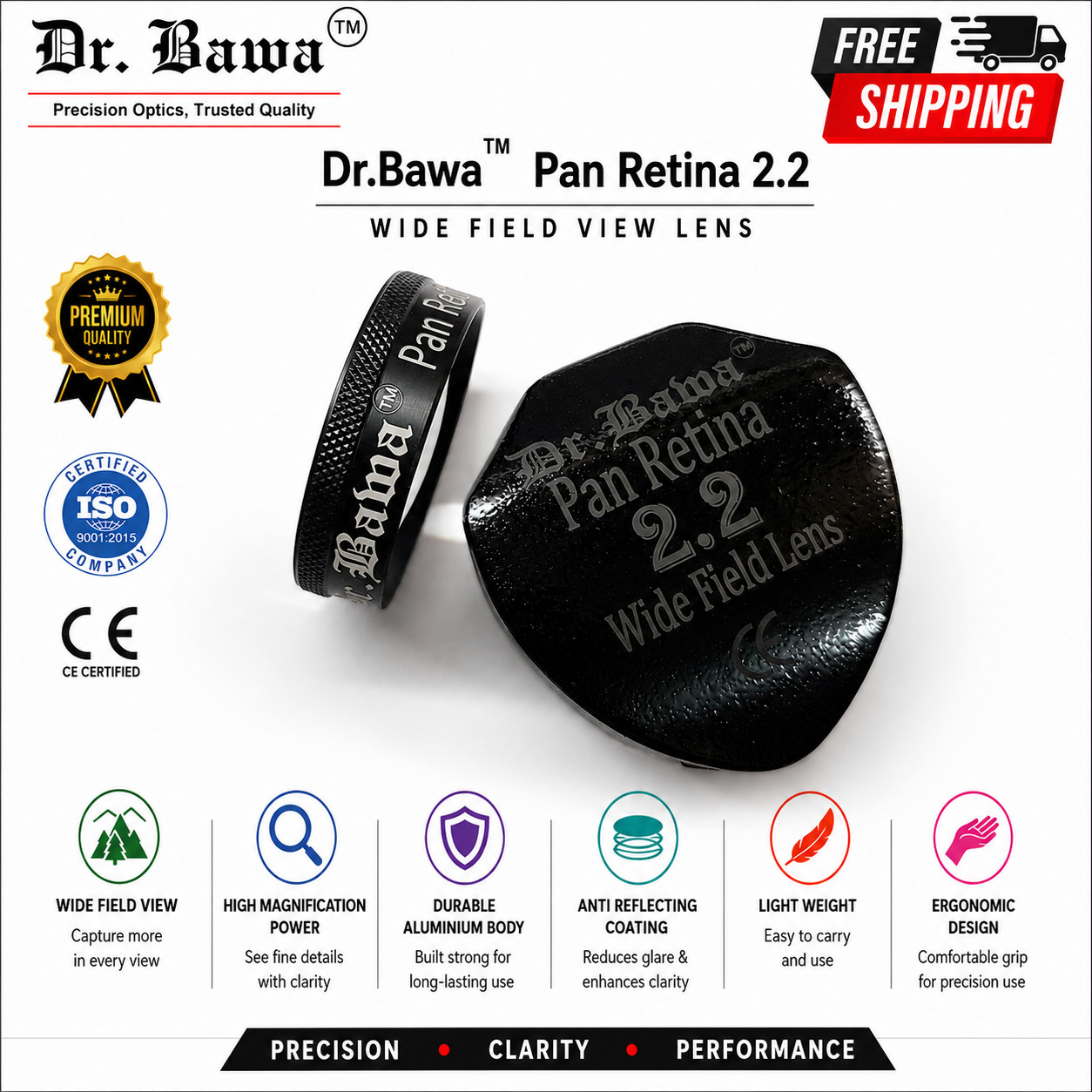 Dr Bawa Pan Retina 2.2 Retina Diagnostic Eye Examination Lens