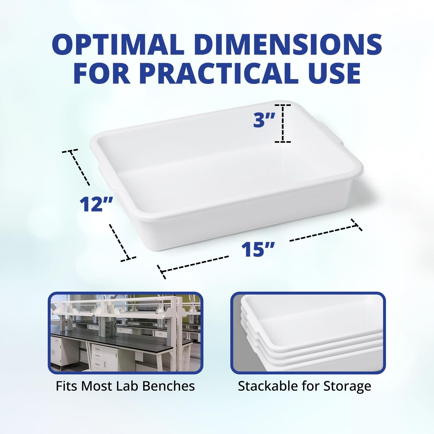 Polypropylene Multi-Purpose Containment Tray – Plastic Trays for Sterilizing …