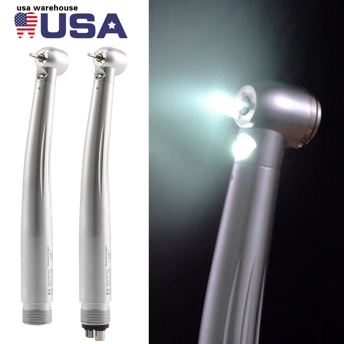 1-10 Yabangbang Dental (LED E-generator) High Speed Handpiece 4/2 Hole NSK Style