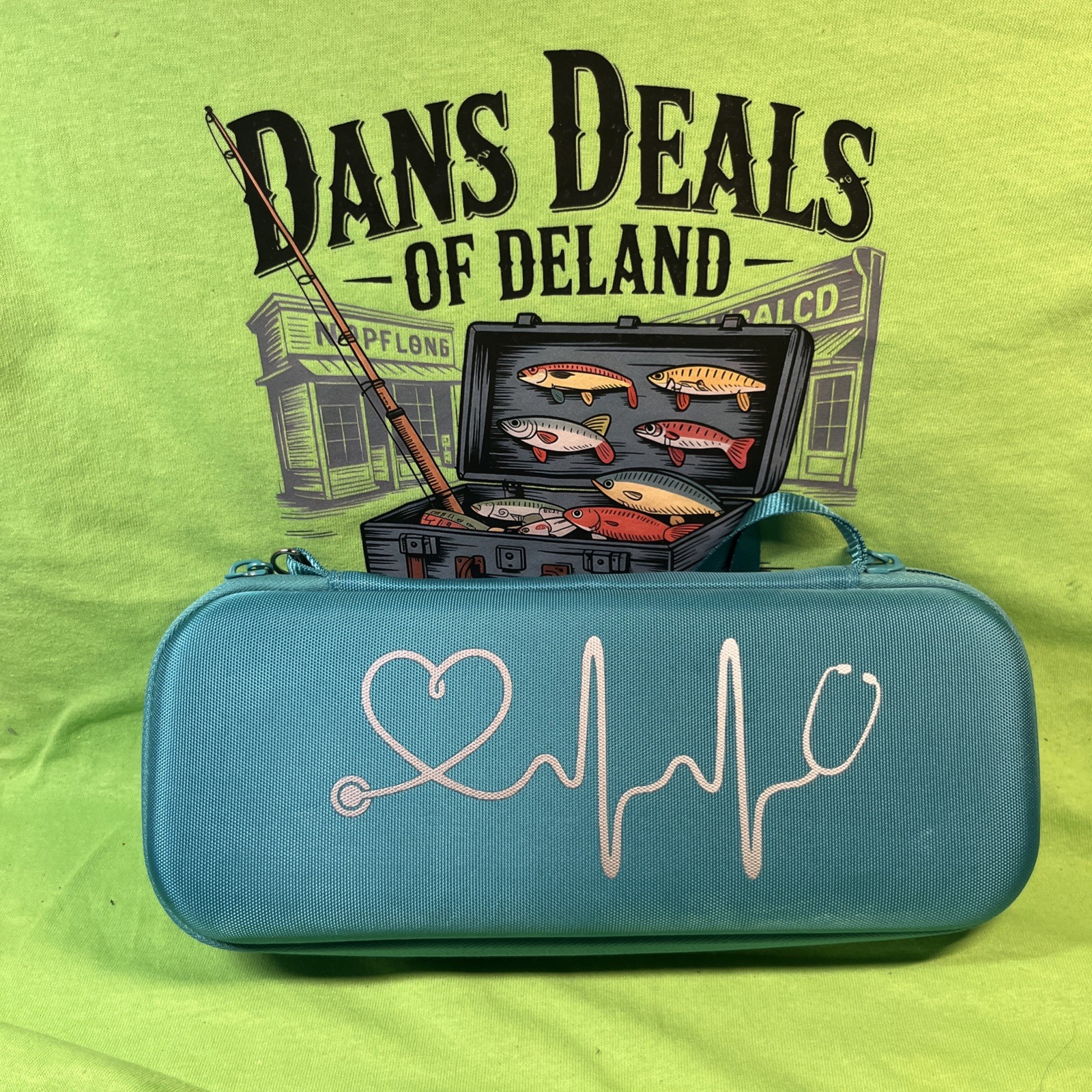 New BOVKE Teal Stethoscope Case Free Ship