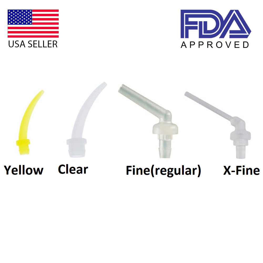 Mark3 type IntraOral Tips for Light/Heavy Body, Endo/Core Material Mixing Tips