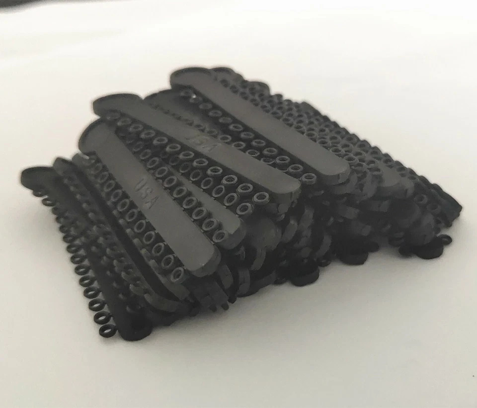 Dental Elastic Ligature Ties Orthodontic Rubber Bands O Rings1040pcs/pack