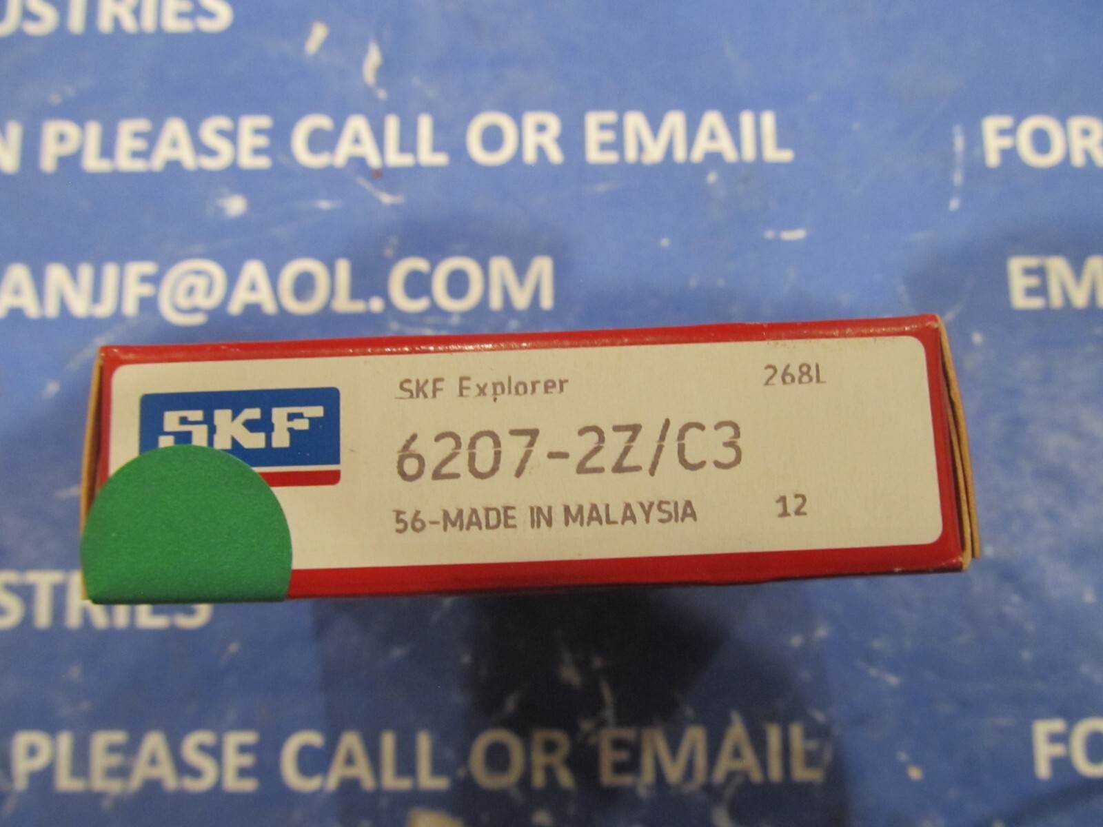 SKF/Grundfos Ball Bearing, 6207-2Z/C3, New Unused Surplus