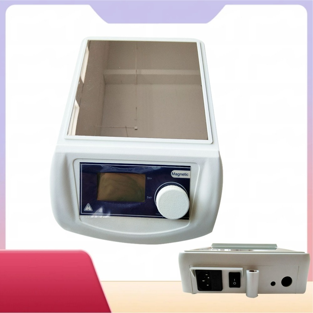 110V High Precision Digital Magnetic Stirrer with Backlit LCD Automatic Control