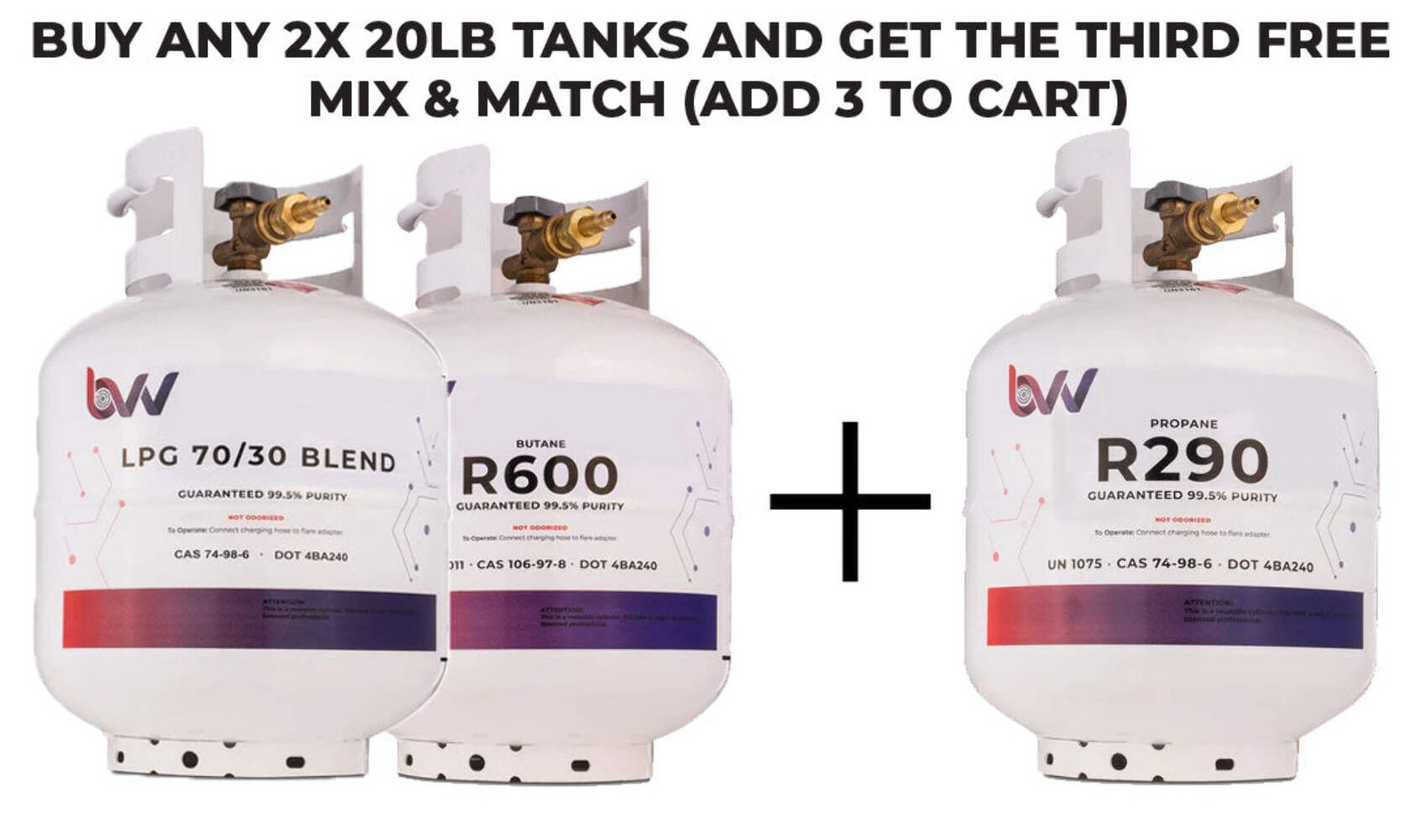 BVV 20LB High Purity USA 70/30% N-Butane/Propane Blend – 99.5% Guaranteed