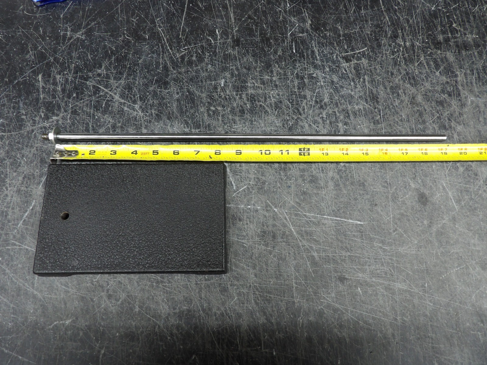 Lab Retort Base and Rod Set 8″ x 5″ x 1″ Base 19″ Rod