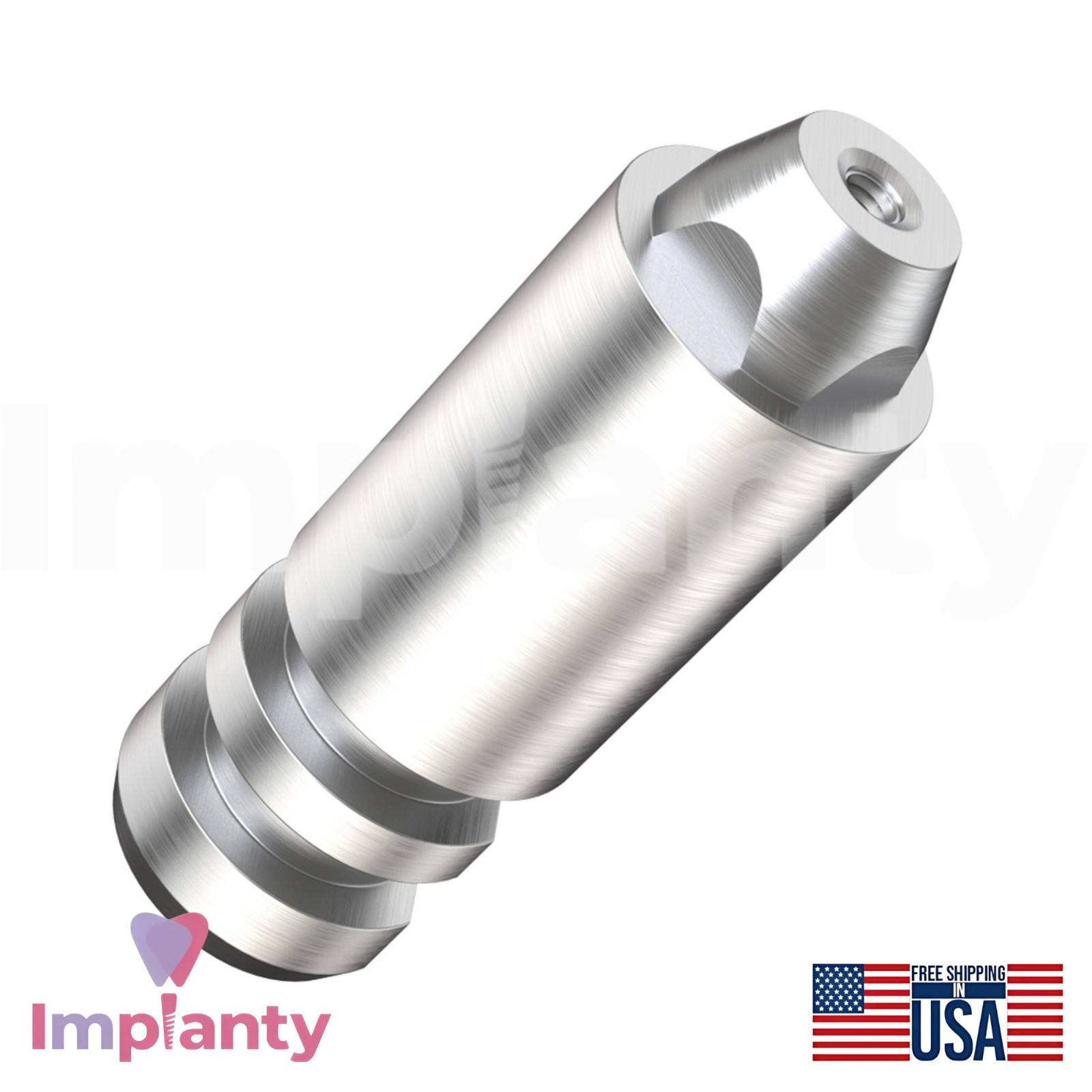 5x Straumann Screw-Retained Dental Prosthetic Ø4.6mm Compatible Analog Replica