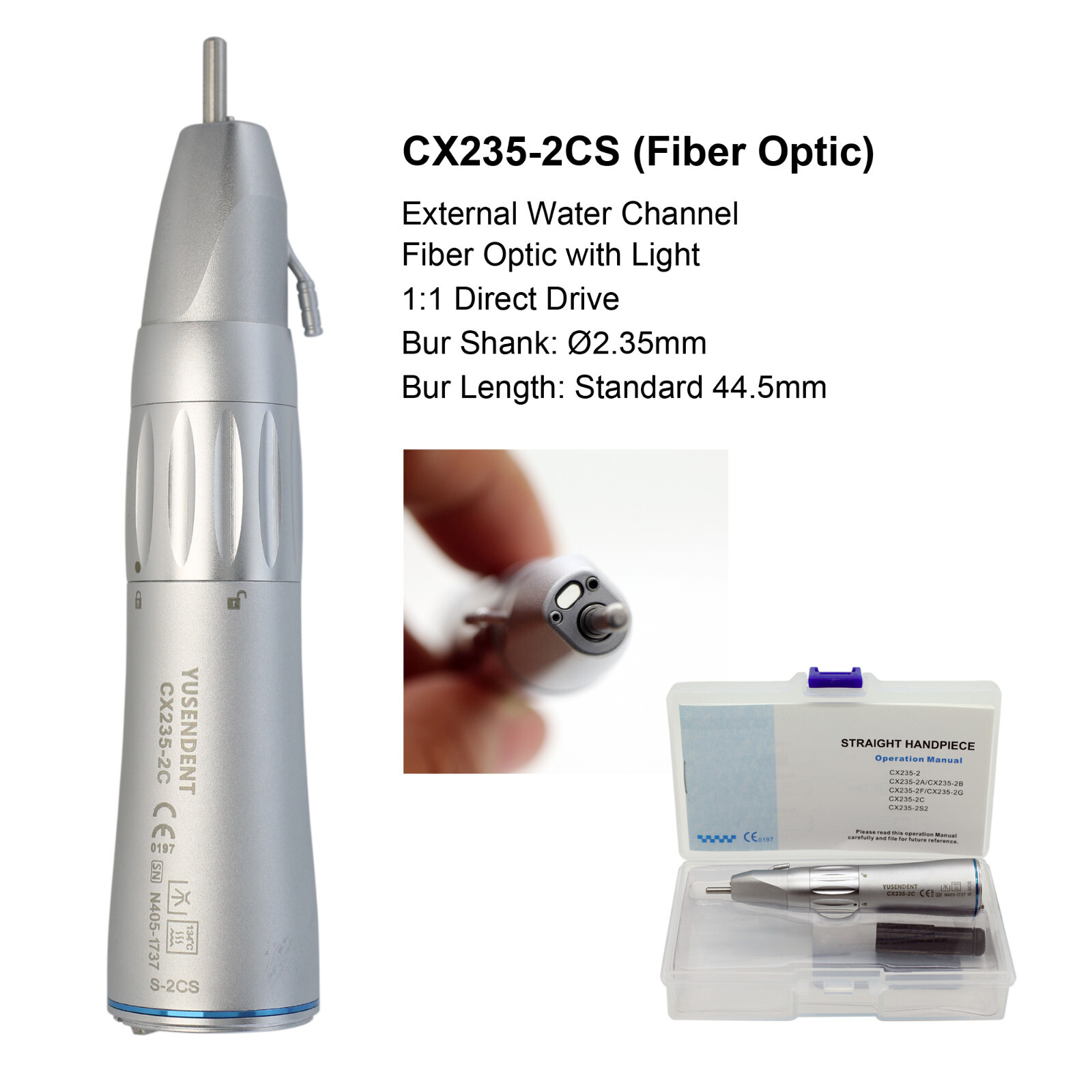Dental 32:1 20:1 1:1 1:2 Implant Surgical Handpiece Straight Contra Angle