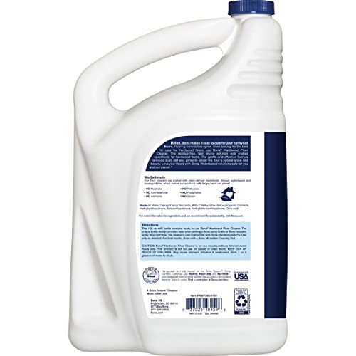Bona Hardwood Floor Cleaner Refill – 4×128 fl oz (1 Gallon Each) – 4-Pack