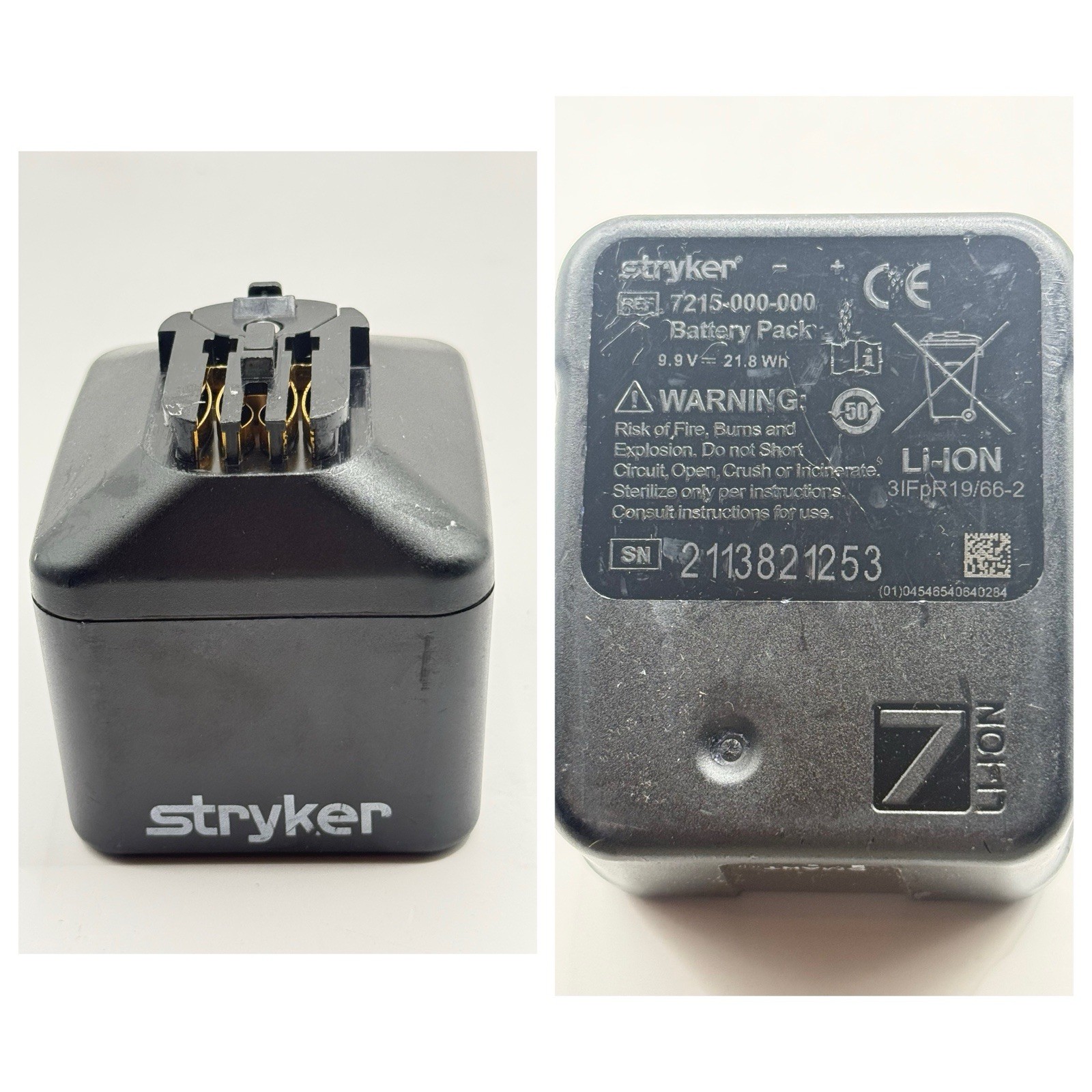 Stryker 7215-000-000 SmartLife Battery Pack (Li-ION 7)
