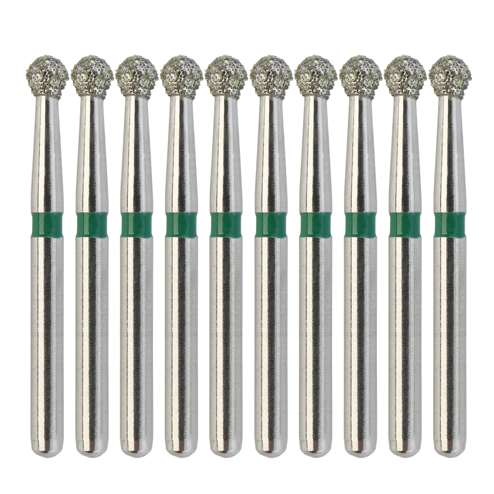 Multi-Use Dental Diamond Burs Round Ball Bur Friction Grip Surgical FG 801 801L