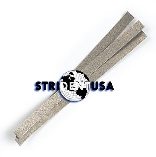 Dental Polishing Strips Stainless Steel 4 mm Medium GRIT (one side) 12/BOX