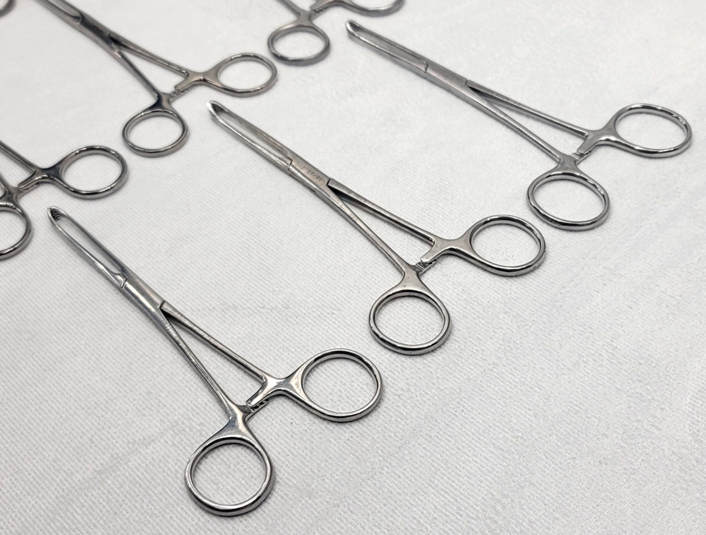 (10x) Pilling Weck 500312 Allis Tissue Forceps 7.5″ 5×6 Teeth
