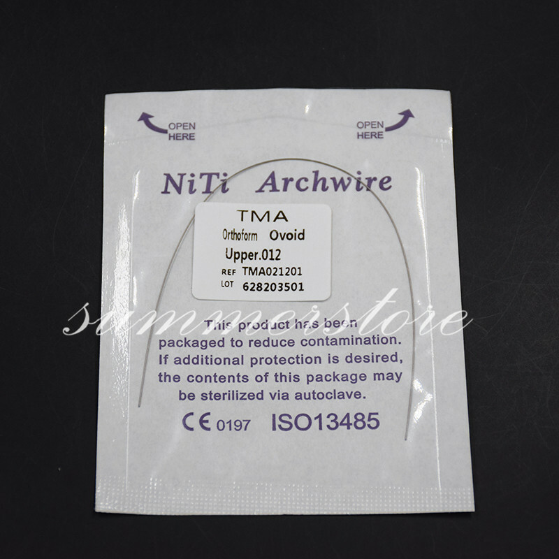 10 Packs Dental Ortho TMA Molybdenum Beta Titanium Alloy Arch Wire Round