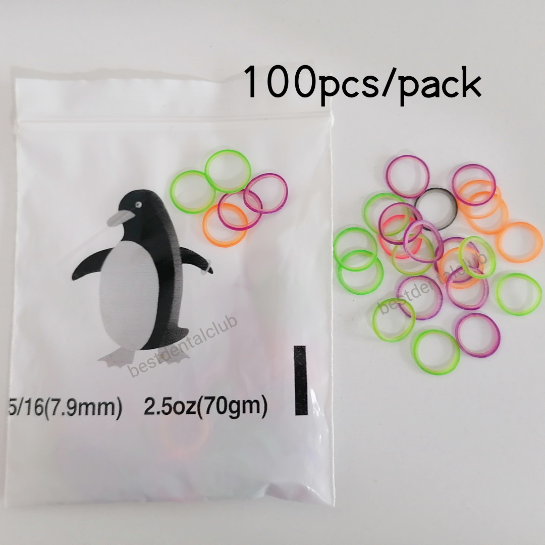 Dental Elastic Rubber Band Orthodontic Elastic Brace 5/16 2.5OZ