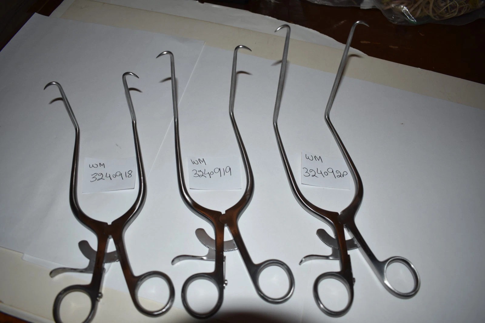 3 PCS SET ORTHOPEDIC GELPI RETRACTOR 90 ANGLE 7″ TIP DOWN 2 “,3”, 4 “