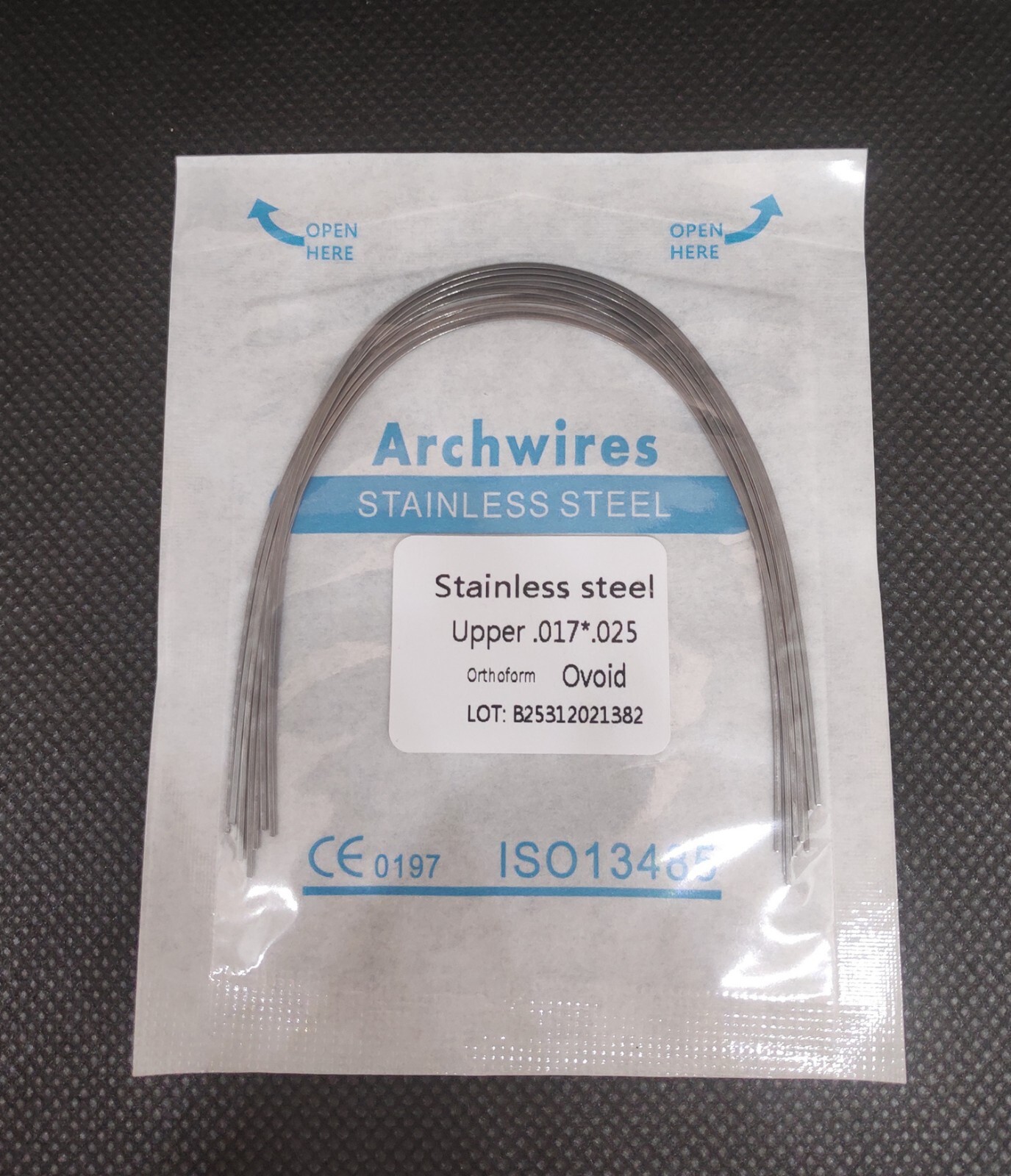 Dental Orthodontic Stainless Steel Wire Round/Rectangular Arch Wires Ovoid